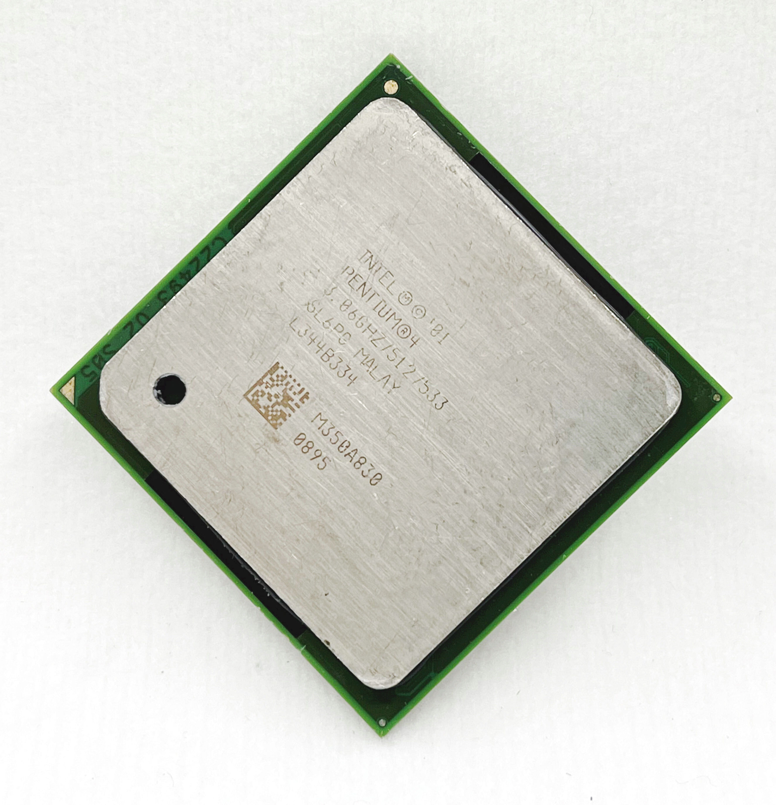 Intel Pentium 4 CPU SL6PG 3.06GHz 512KB 533MHz 478 processor .Testing