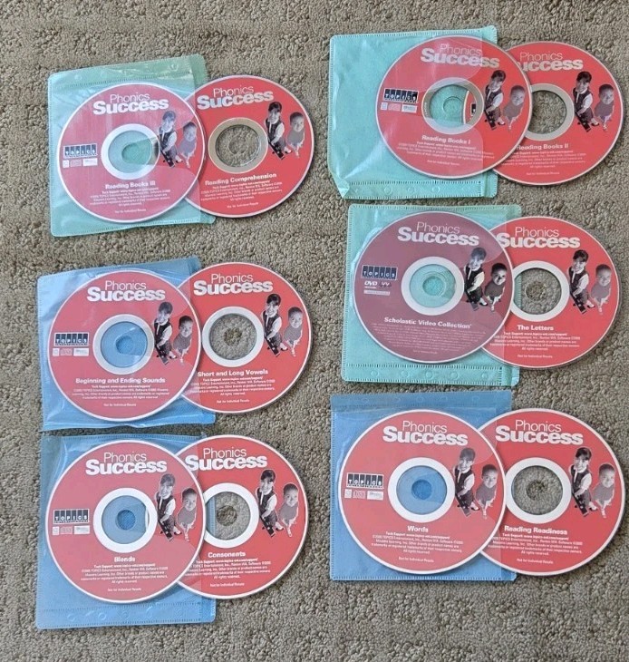 Topics Entertainment Phonics Success 12 Disc Set, CD/DVD, Grades 6/7/8