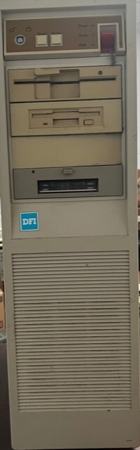 Vintage  DFI 386 PROCESSOR 1920 KB MEMORY 41 MB HDD TOUR  Retro GAMING