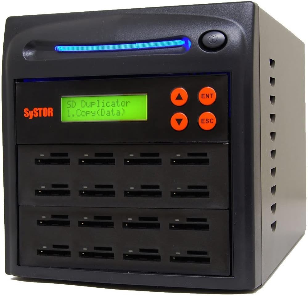 Systor 1:15 SD/microSD Card 3.0 Duplicator - 6GB/Min - SYS-SD100-15