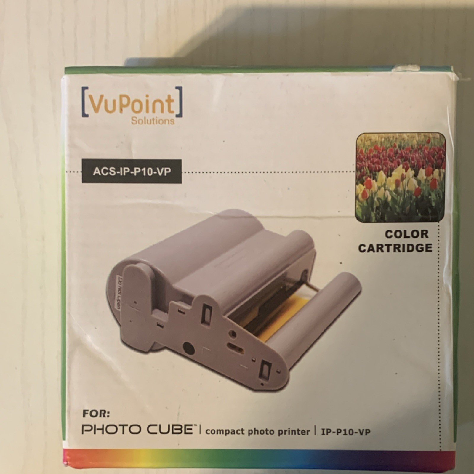 VuPoint ACS-IP-P10-VP Multicolor Dye Sublimation Ink Cartridge for Photo Cube