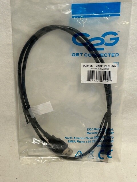 C2G Hi-Speed USB 2.0 A/A Cable 3 FT - NEW - FAST SHIPPING