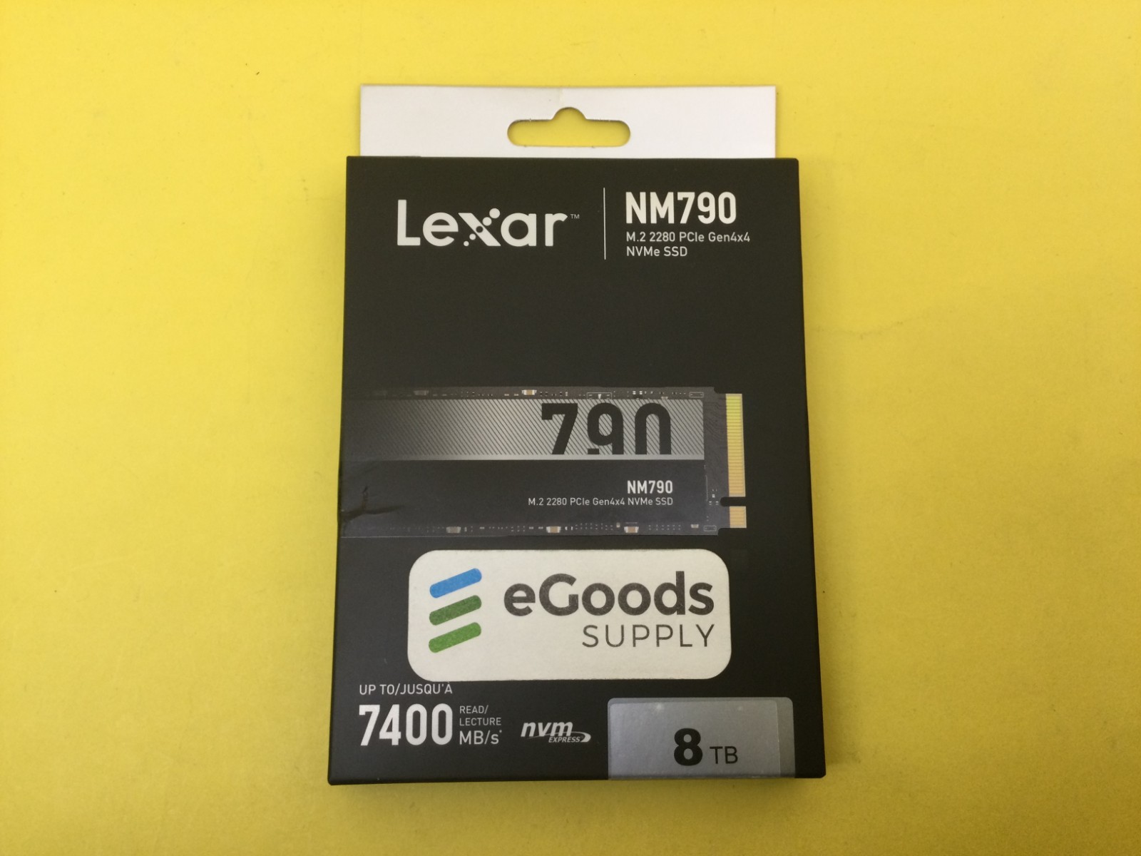 Lexar NM790 8TB PCIe Gen 4x4 NVMe M.2 2280 Internal SSD LNM790X008T New Sealed