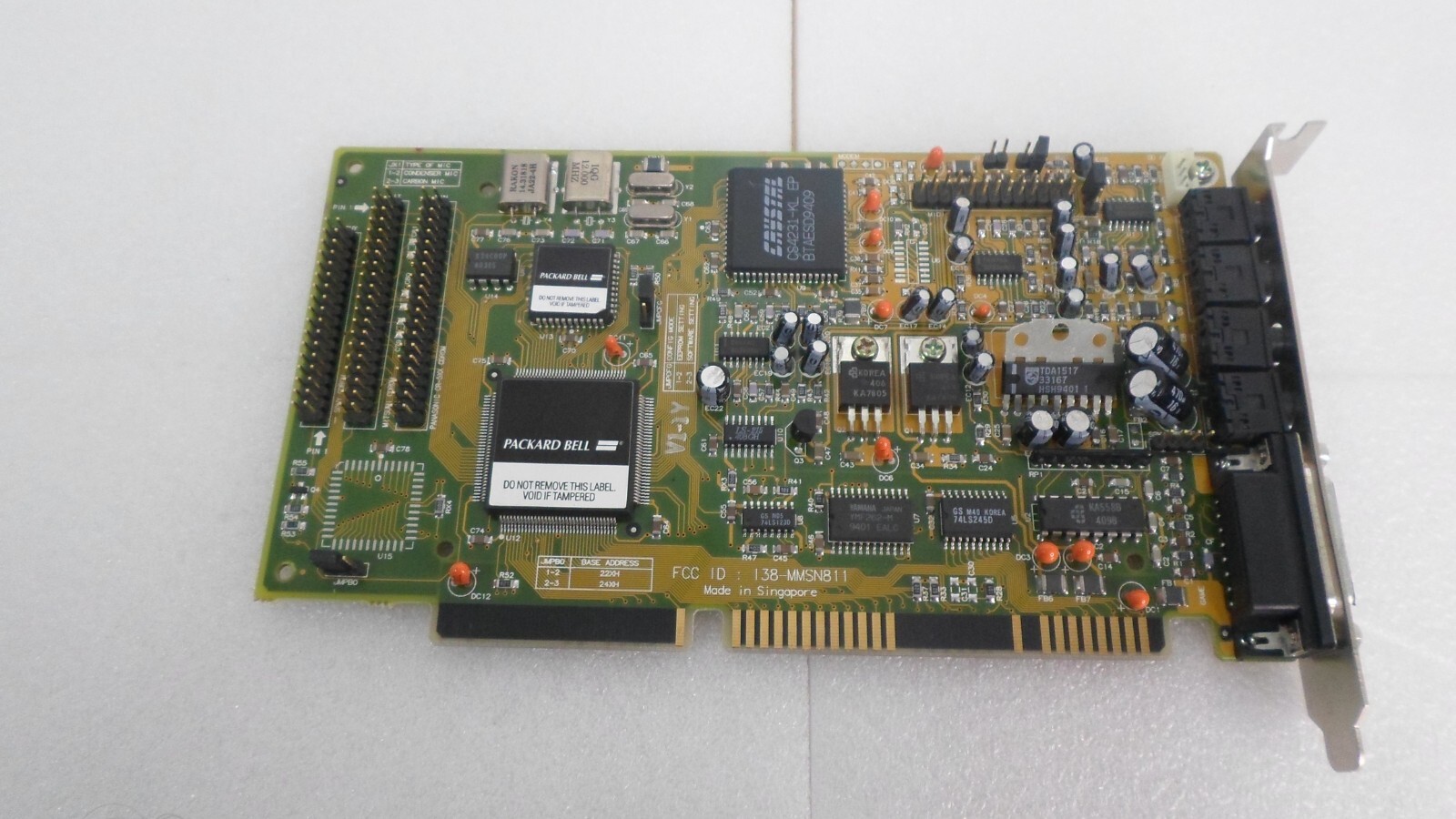 PACKARD BELL I38-MMSN811 ISA SOUND CARD