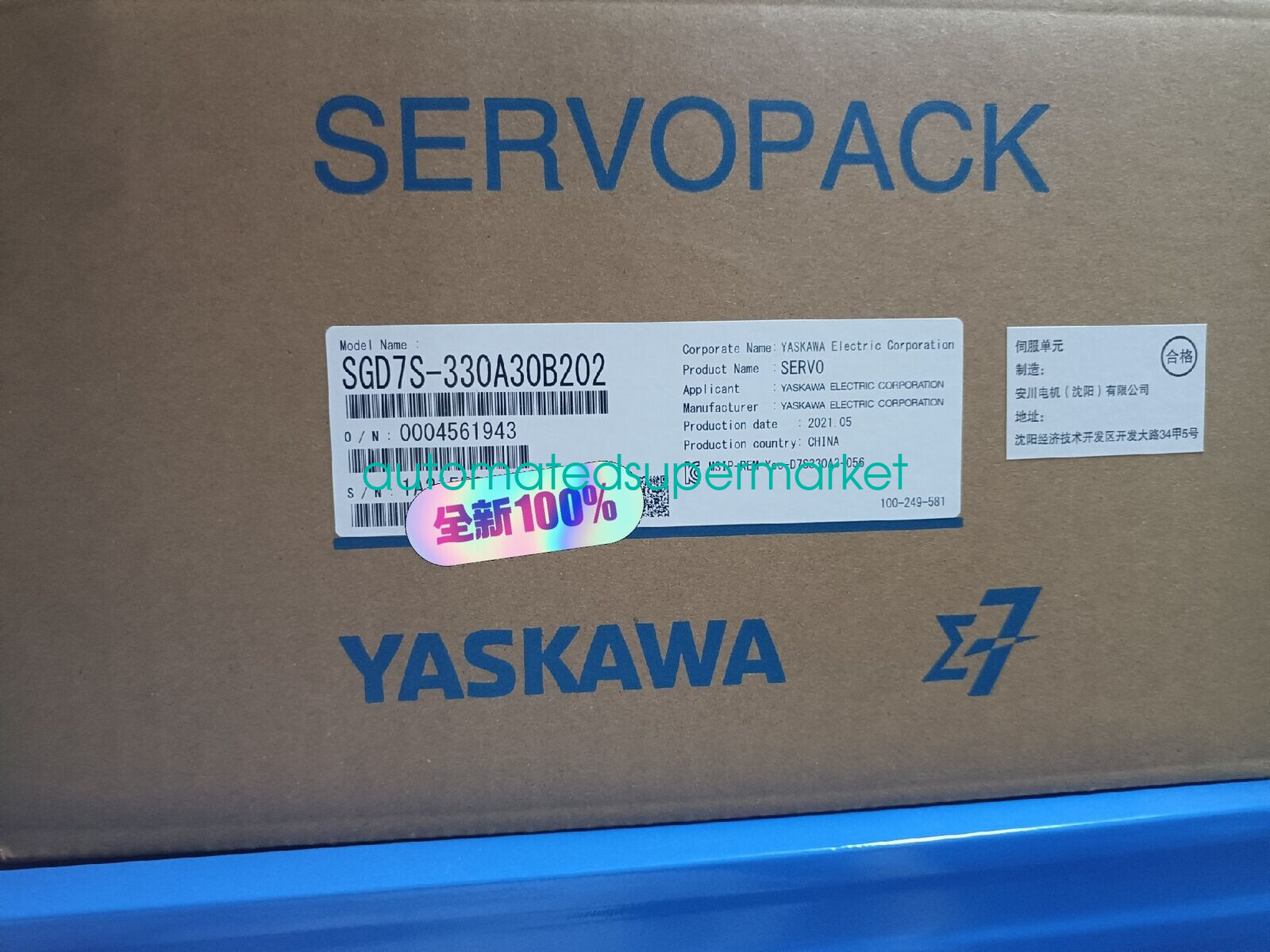 1PCS NEW SGD7S-330A30B202 SERVO Driver Shipping by DHL/FedEX