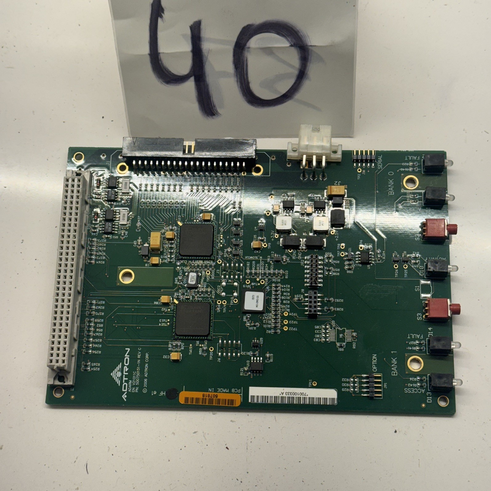Mitel 50005086 HDD Controller RAID Board ADARM-01C