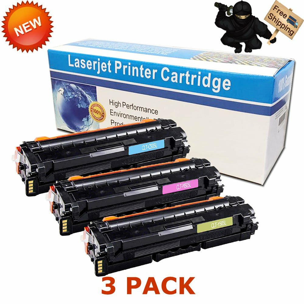 3 PACK Cyan Magenta Yellow Toner For Samsung ProXpress C2620DW C2670FW Printer