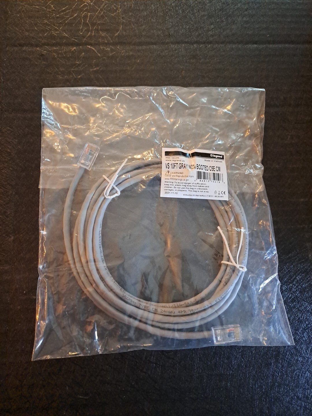 Legrand 10ft Cat 6 Cable