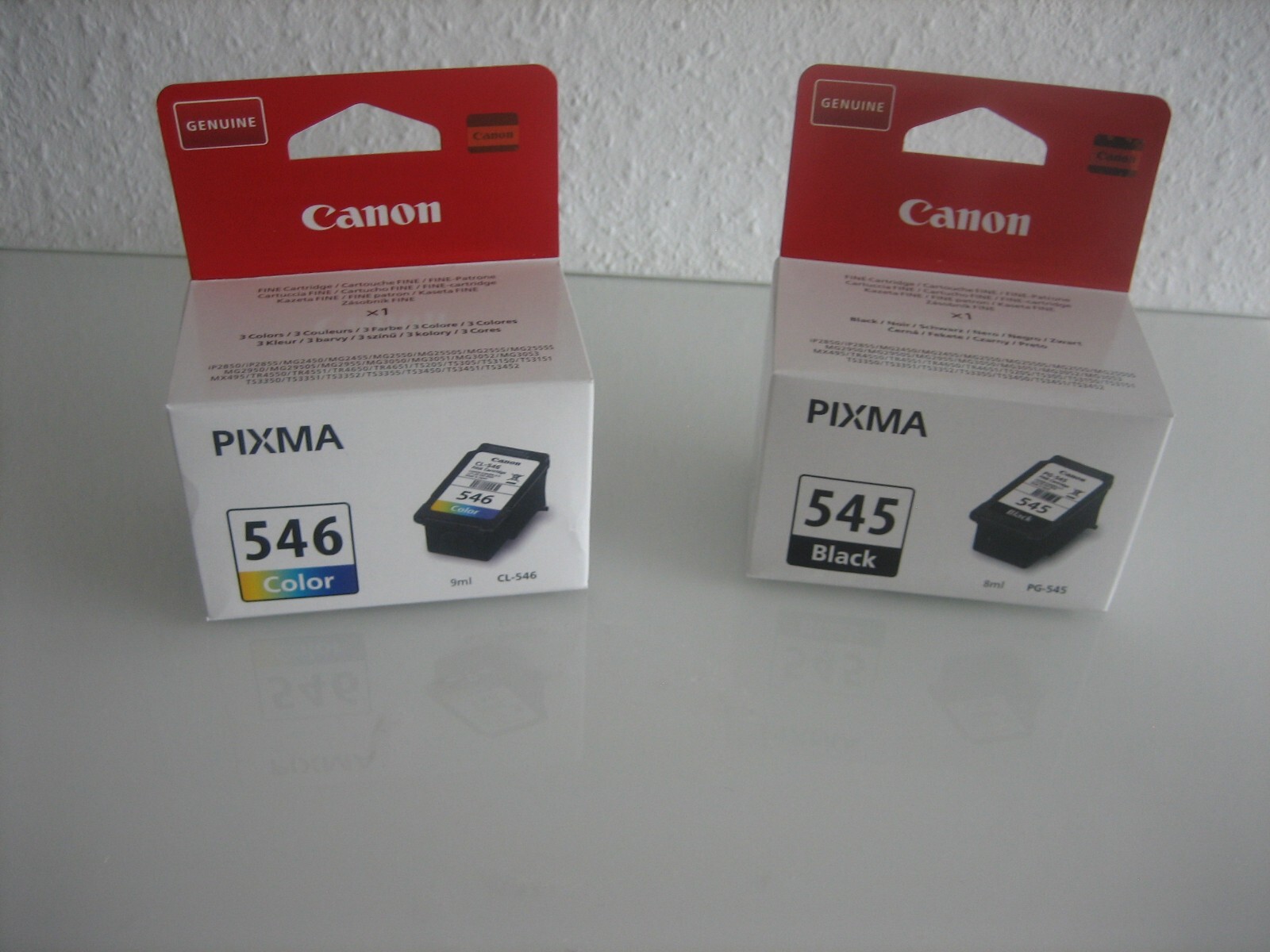 ORIGINAL-Genuine Multipack Black + Color CANON PG-545 + CL-546 MG-3050 MG-3052