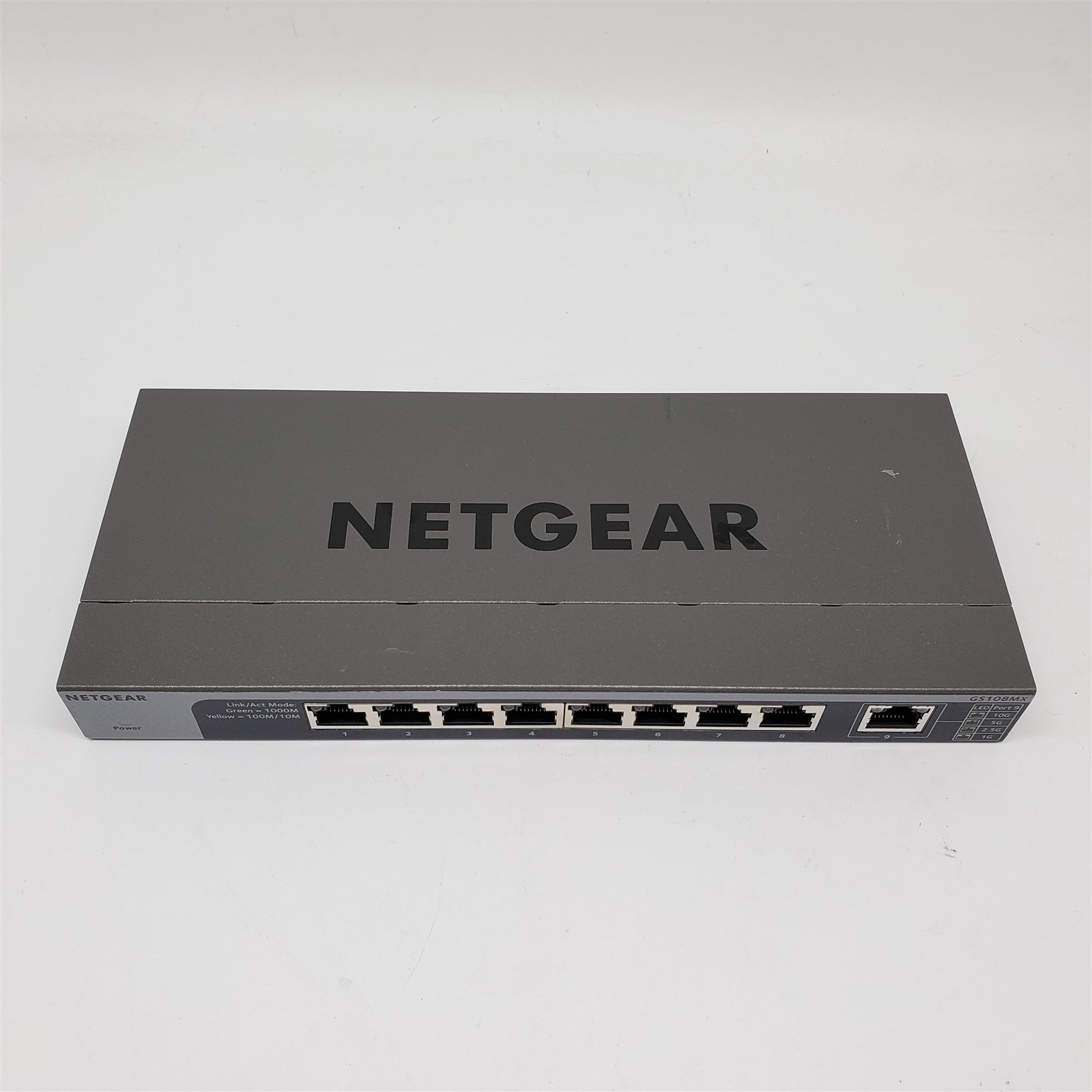 NETGEAR 8-Port 1G/10G Multi-Gigabit Ethernet Unmanaged Switch (GS108MX) *READ*