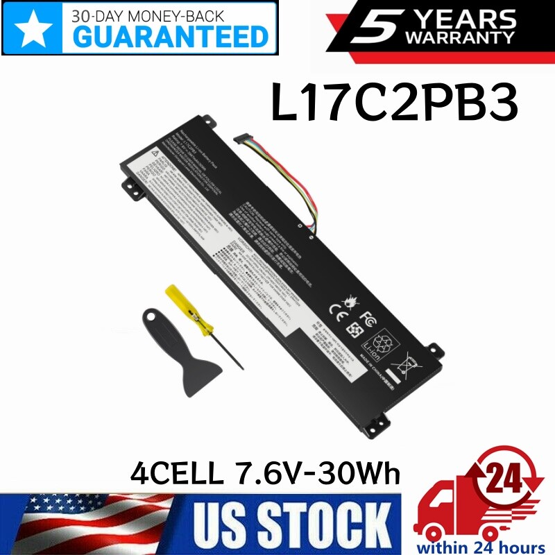 L17C2PB3 L17L2PB3 L17M2PB4 Battery For Lenovo V130-15IGM V330-15IKB 30Wh