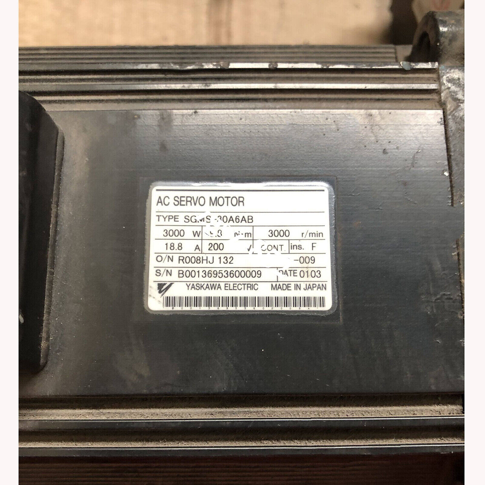 1PC New YASKAWA SGMS-30A6AB Servo Motor SGMS30A6AB Brand New FedEx or DHL