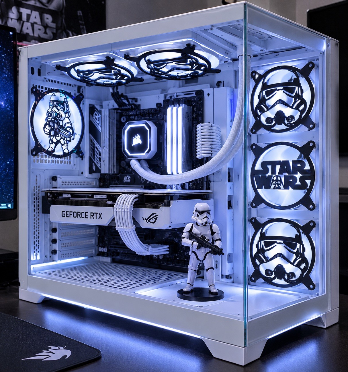 STORM TROOPER PC FAN COVER (120mm) - BLACK