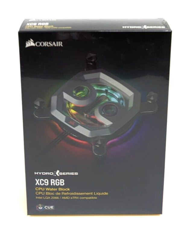 T CORSAIR Hydro X Series,XC9 RGB CPU Water Block Intel LGA 2066 AMD STR4