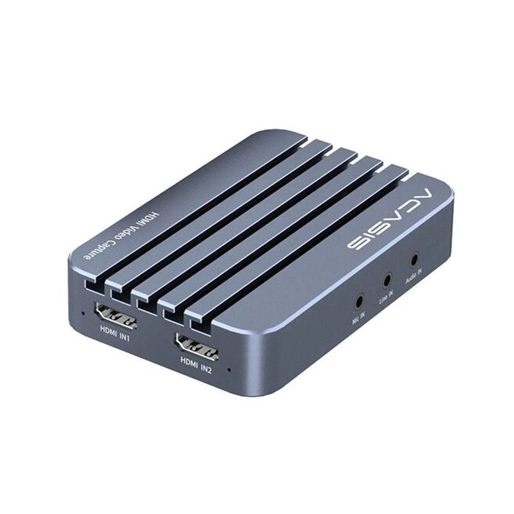 Acasis 2 Channel HDMI 4K 60Hz Input/Loopout Type-C Video Capture Card
