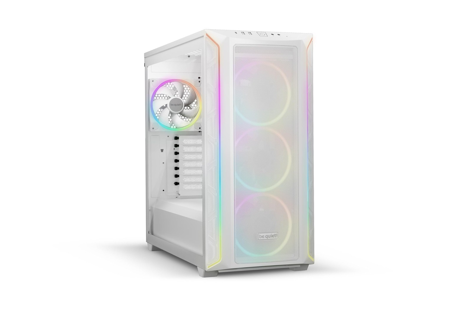 be quiet Shadow Base 800 FX Mid Tower PC Gaming Case with ARGB Fans White