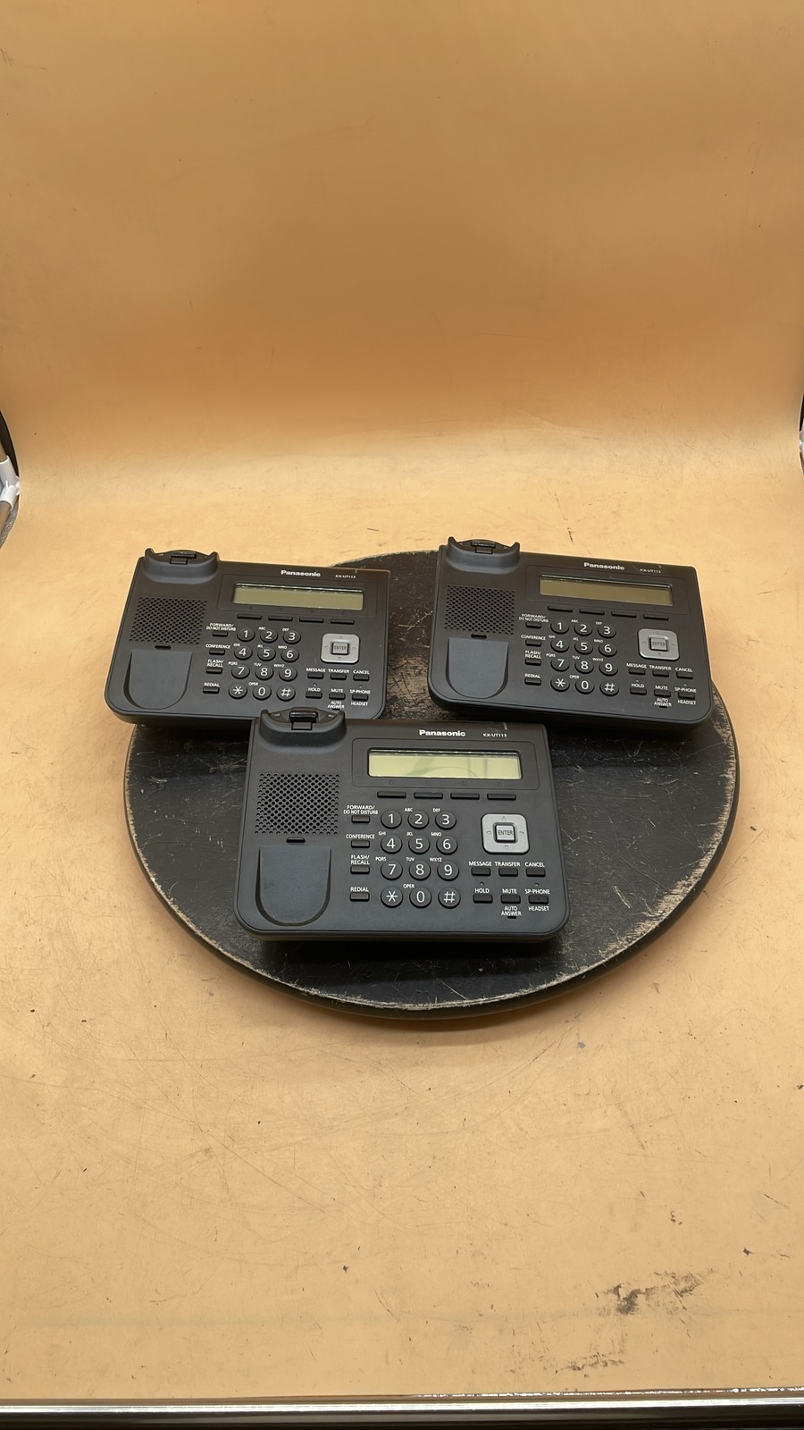 Panasonic KX-UT113-B SIP IP Phone Base Unit Only Office Telephone Lot of 3