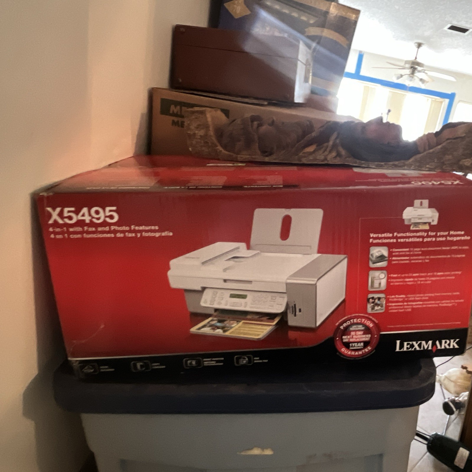Lexmark X5495 Color Inkjet All-In-One Printer Fax/Scan/Copy 4800x1200 USB