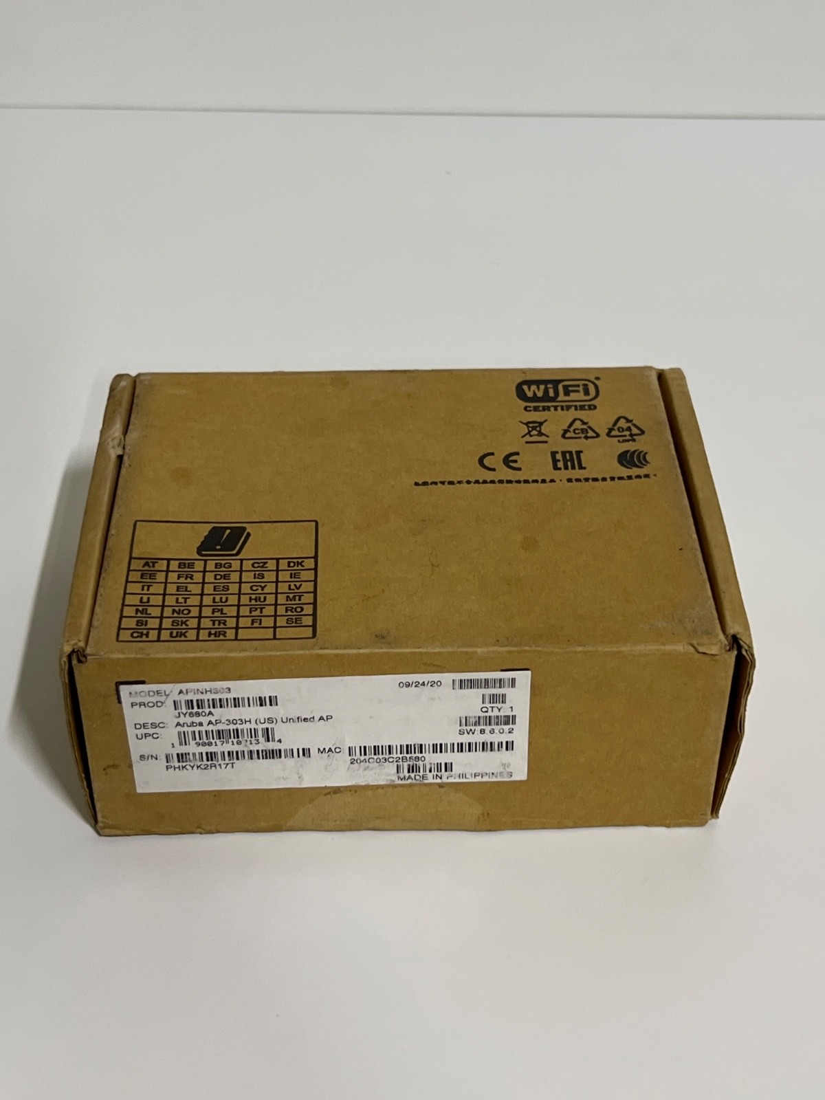 Aruba AP-303H-US Unified AP Access Point APINH303