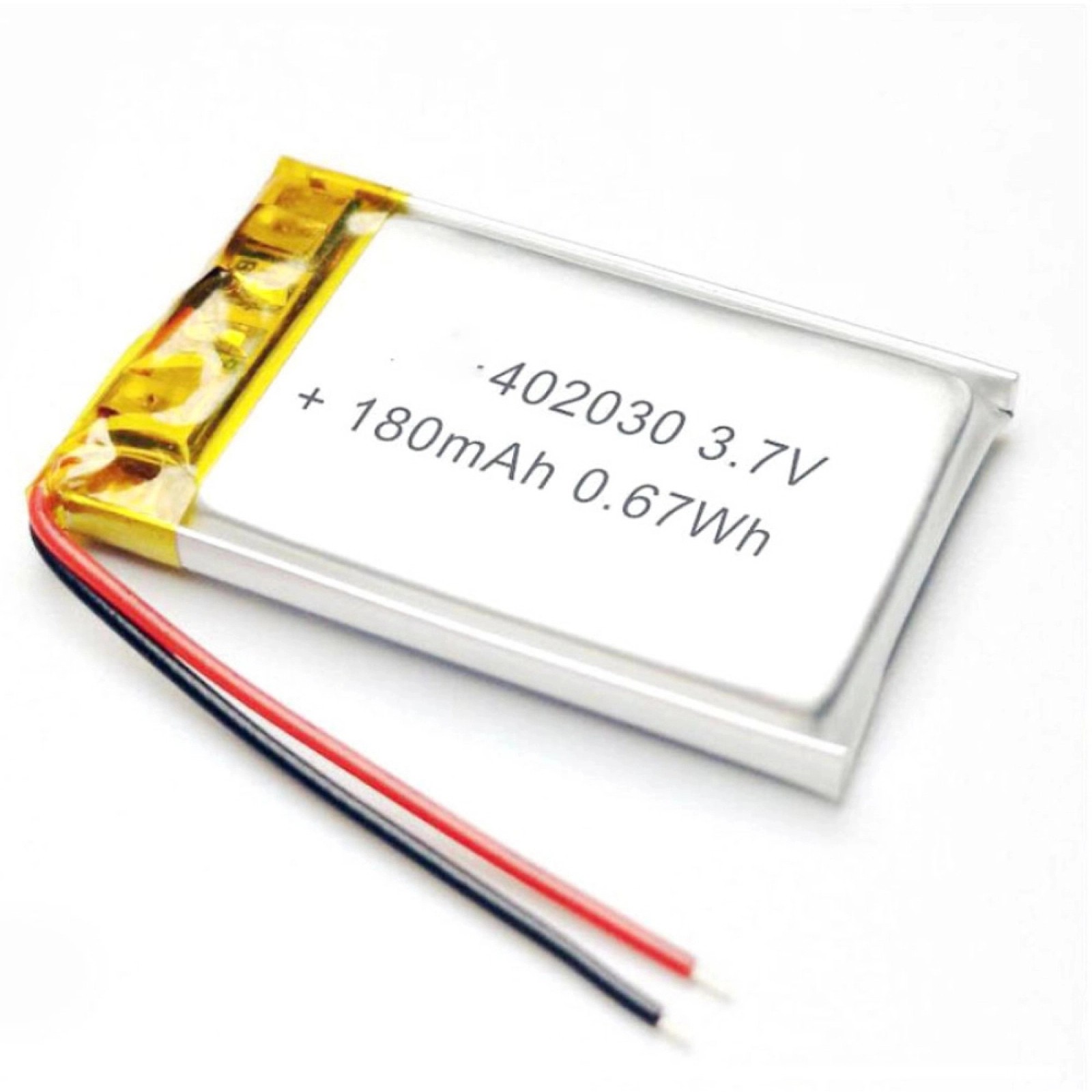 2pcs 3.7V 180mAh 402030 Li-Polymer Li Lipo Battery For MP4 CAMERA POWER BANK