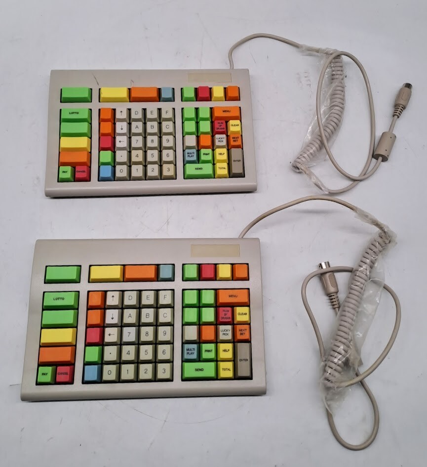 LOT OF 2 Aydin Controls 5153-00408 Keyboard Model