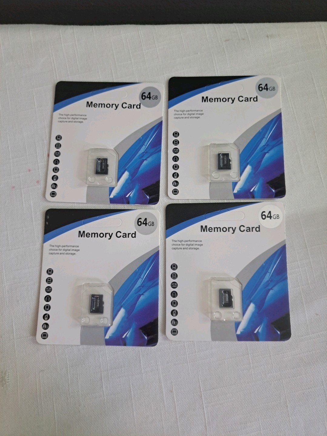 4 New 64GB Memory Card Micro SD