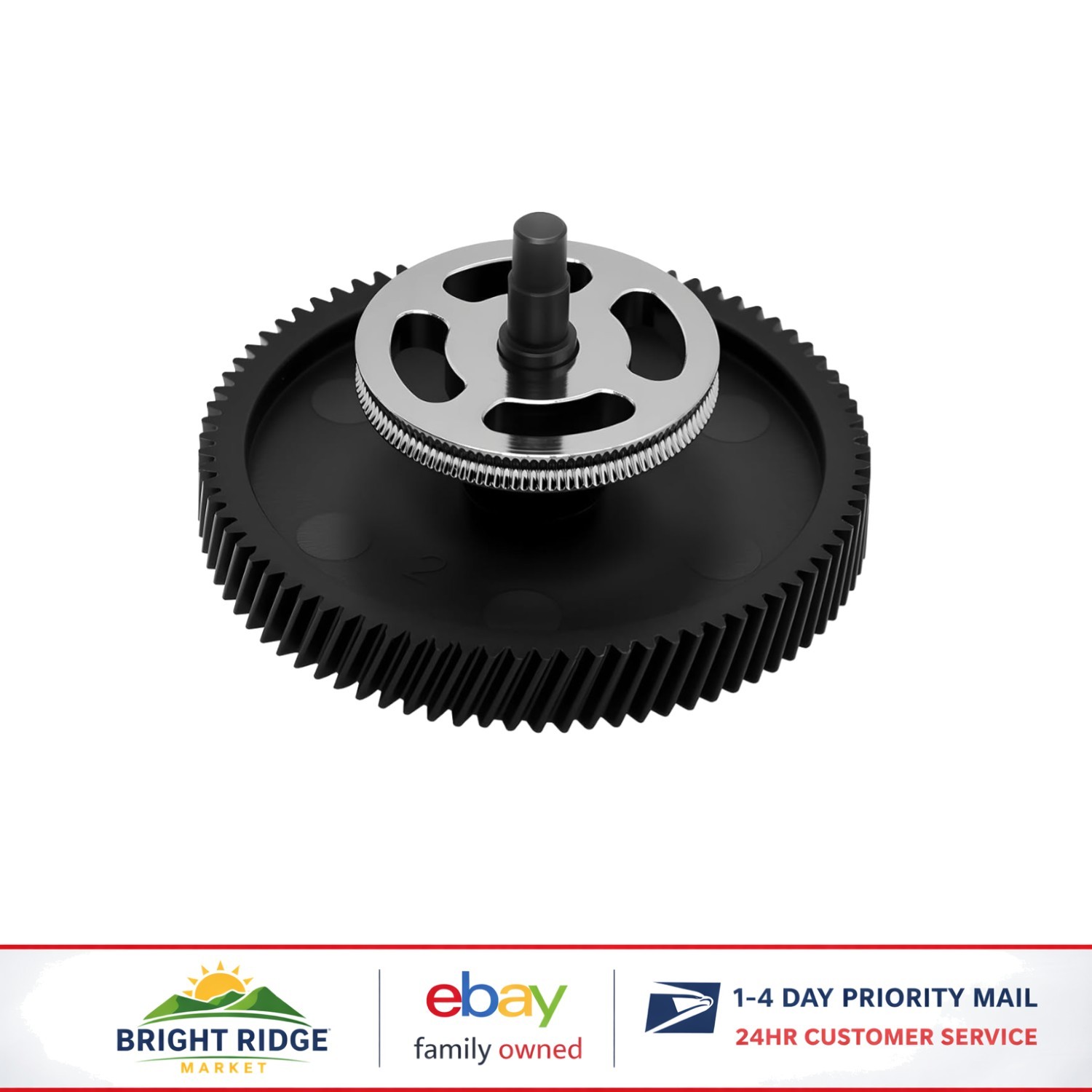 Hardened Steel Extruder Gear Kit for 3D Printers with Integrated Shaft Design