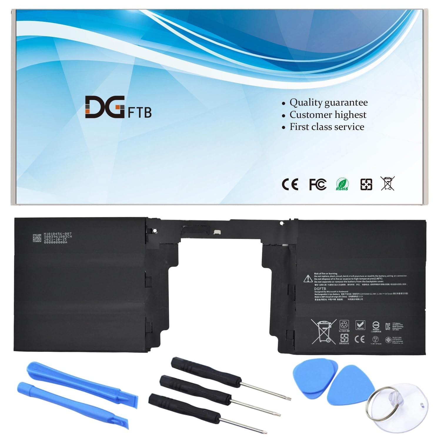Replacement Keyboard Battery for Microsoft Surface Book 2 15-Inch - High Capacit