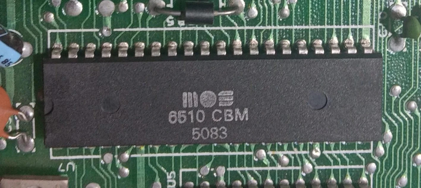 TESTED IC MOS 6510 MOS6510 COMMODORE 64 CPU (4183)