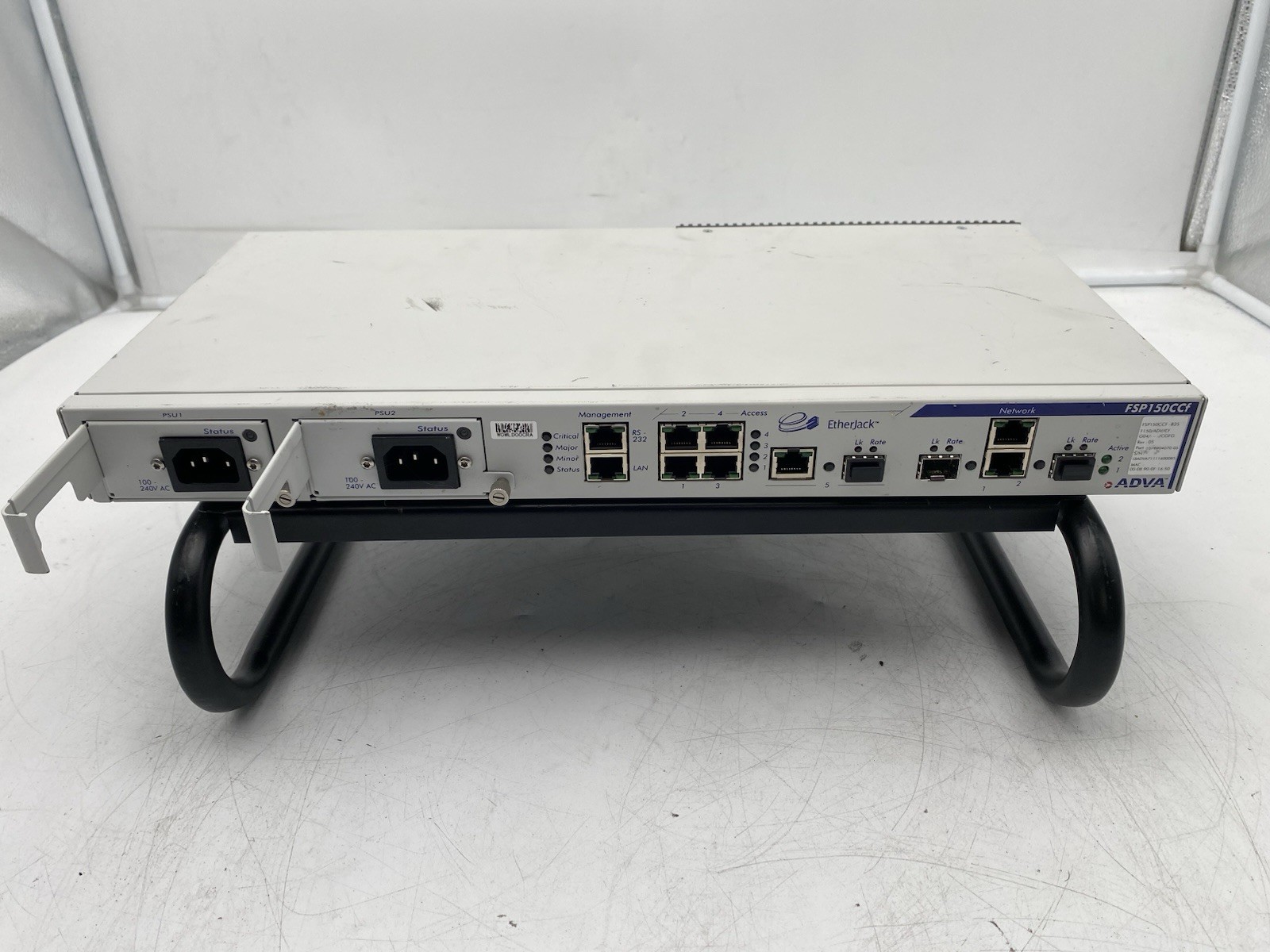 ADVA FSP150CCF Ethernet Switch Carrier Extension (FSP150CCF-825) 2x Power Supply