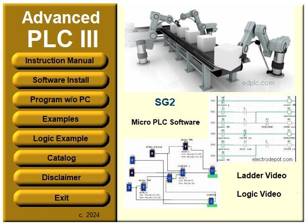 Virtual PLC Automation Industrial Programming Software Ladder and Function Logic