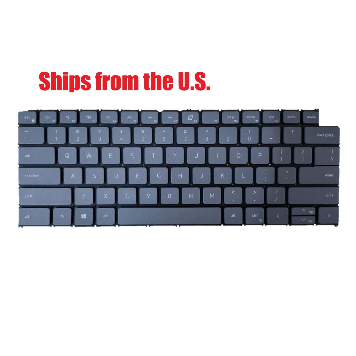 For Dell P125F001 US Gray Keyboard New Original Backlit