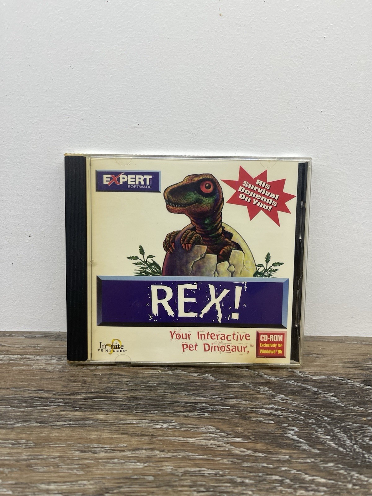 CIB - Rex: Your Interactive Pet Dinosaur Game (PC, 1997) CD-Rom Windows 95 T-Rex