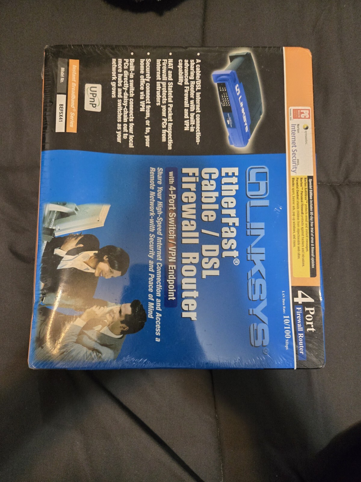 Linksys EtherFast Firewall Router 4 Port, BEFSX41 (T68)