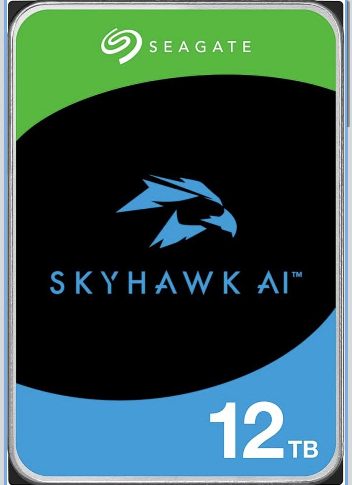 Seagate SkyHawk AI 12TB 3.5" Internal Desktop HDD Hard Drive ST12000VE003