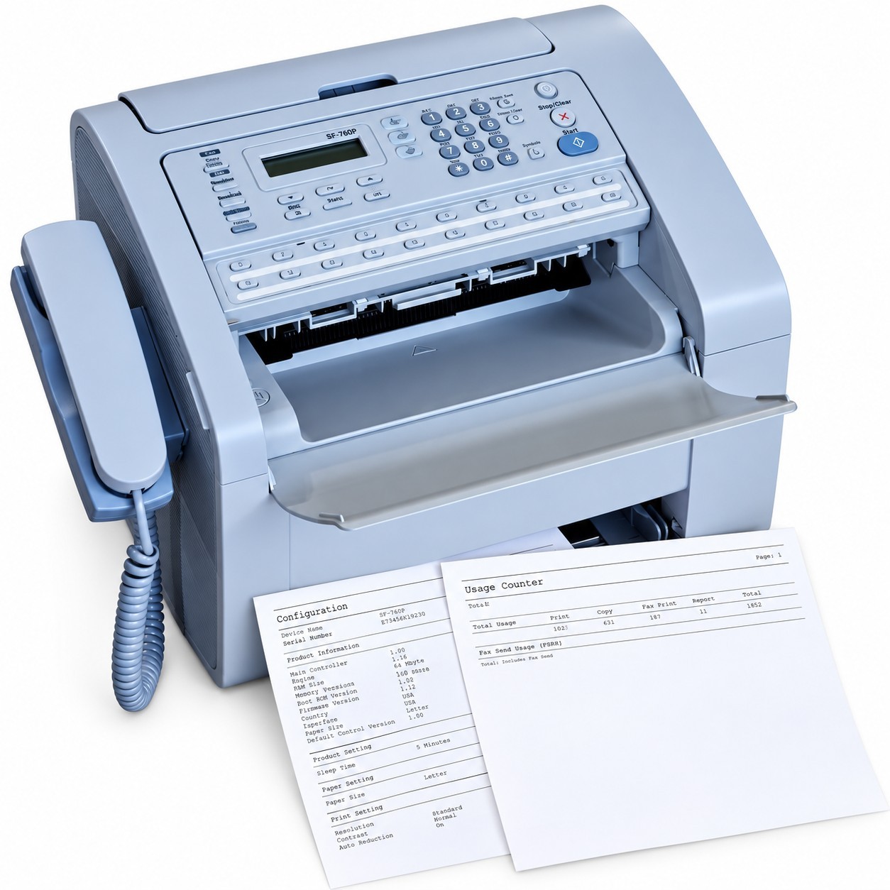 SAMSUNG SF-760P Multifunction Laser Printer Copy/Fax/Print/Scan READ DESCRIPTION