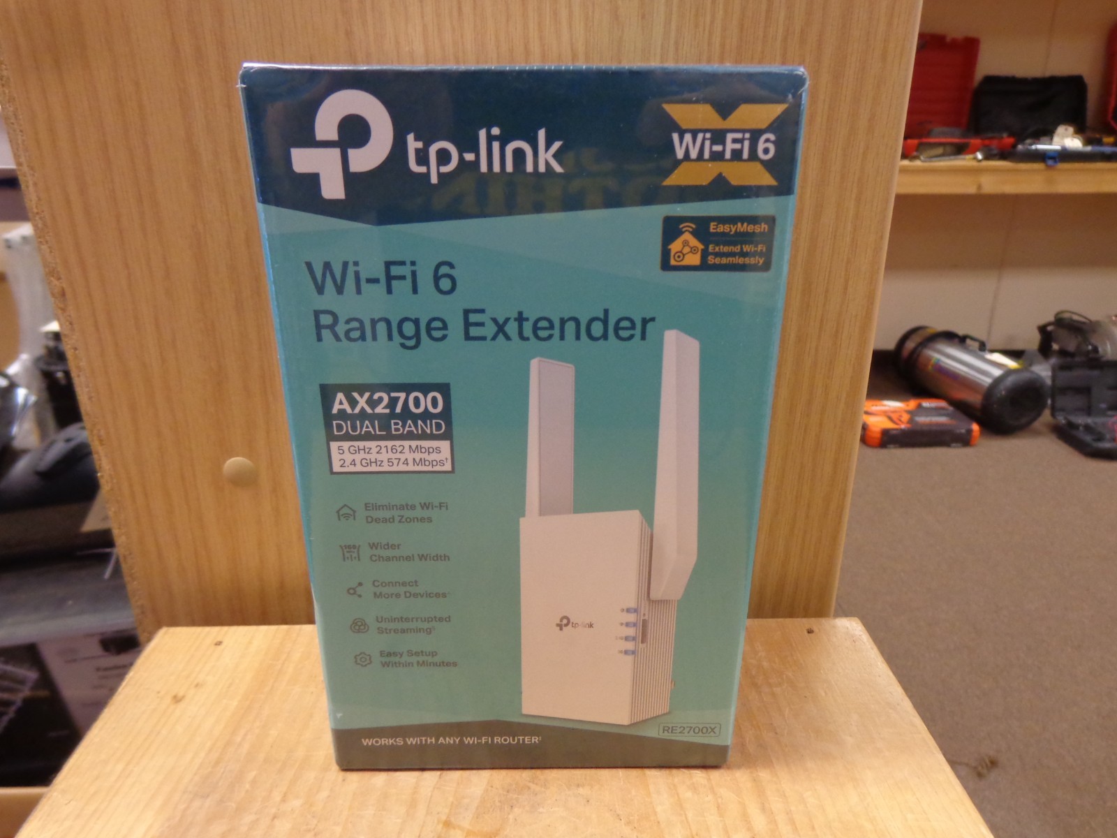 NEW TP-Link RE2700X AX2700 Wi-Fi 6 Dual-Band, Range Extender with Fast 2.7 Gbps