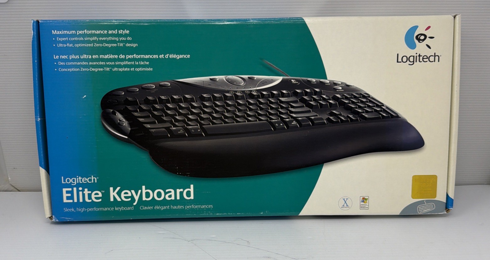 Logitech Elite Keyboard Wired USB (Y-BF38) (867225-0100) - NEW OPEN BOX
