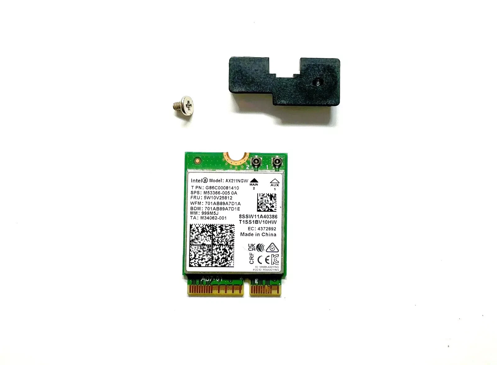 🔥Genuine Intel AX211NGW WiFi 6E Key E M.2 Tri Band Bluetooth 5.3 Card Adapter