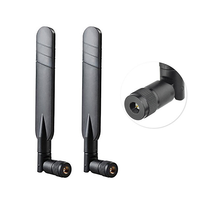 2-Pack 5dBi 868MHz 915MHz 2.4GHz LoRa Z-Wave Zigbee Smart Home SMA Male Antenna