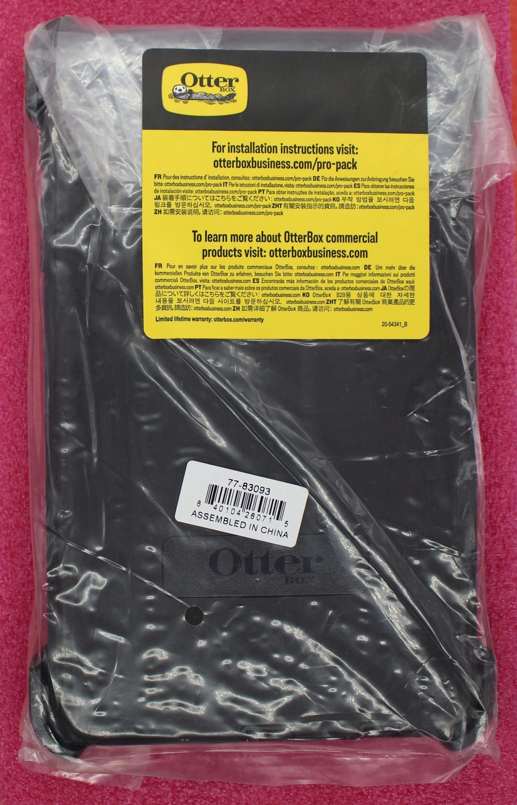 77-83093 - OtterBox Defender Series Polycarbonate Case (Black)