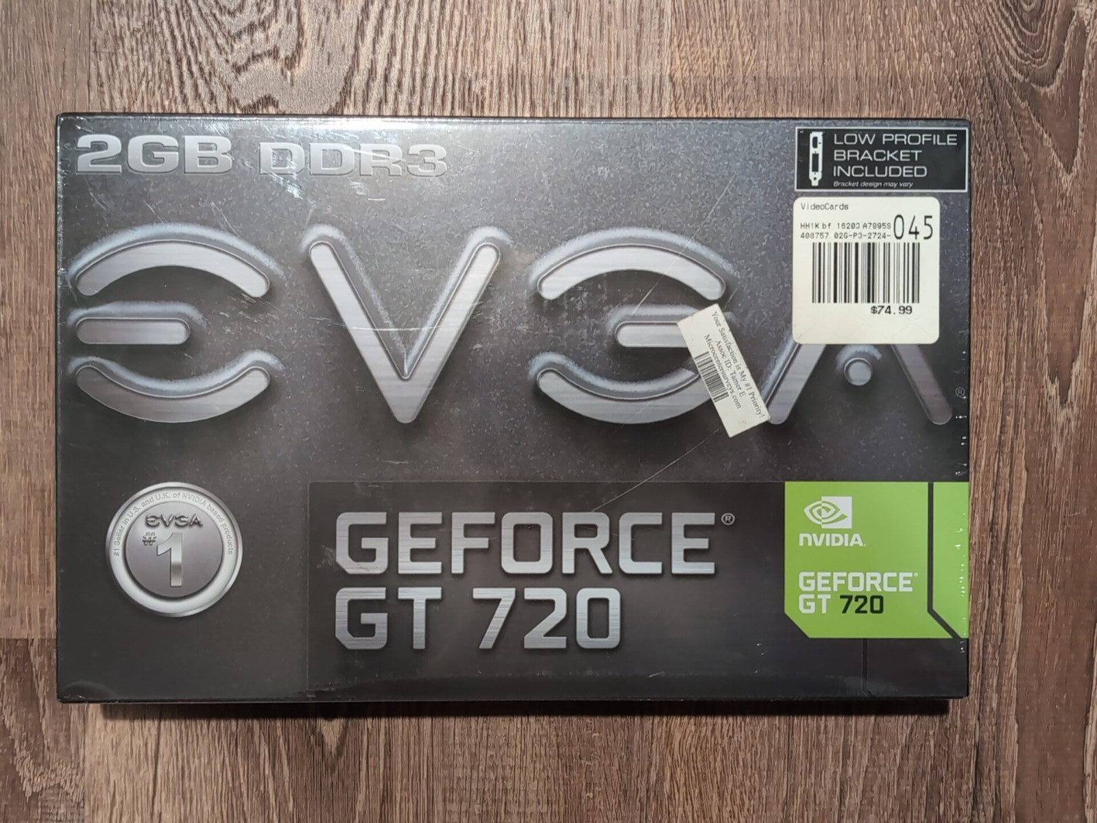 EVGA Nvidia GeForce 720 1GB DDR3 PCIe Video Card Model 01G-P3-2722-KR