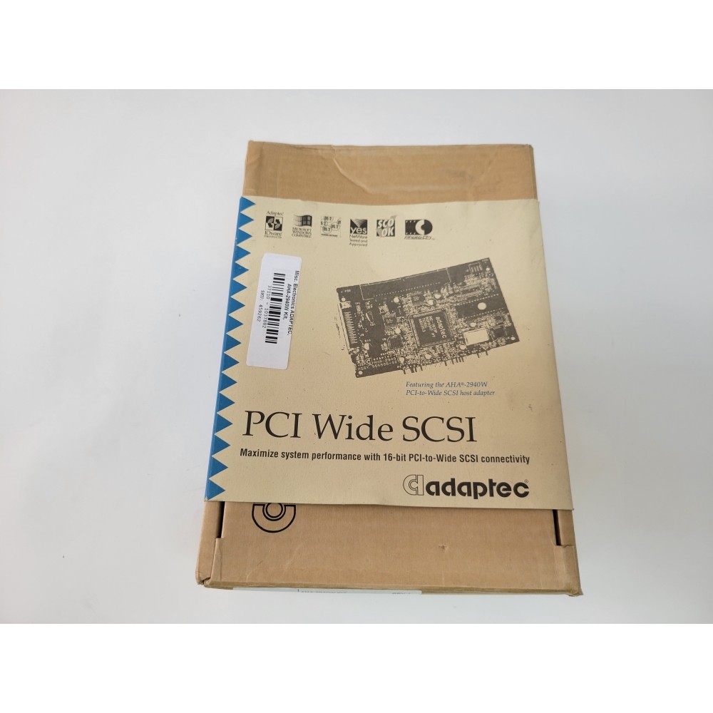 Vintage ADAPTEC AHA-2940W Kit - New Open Box