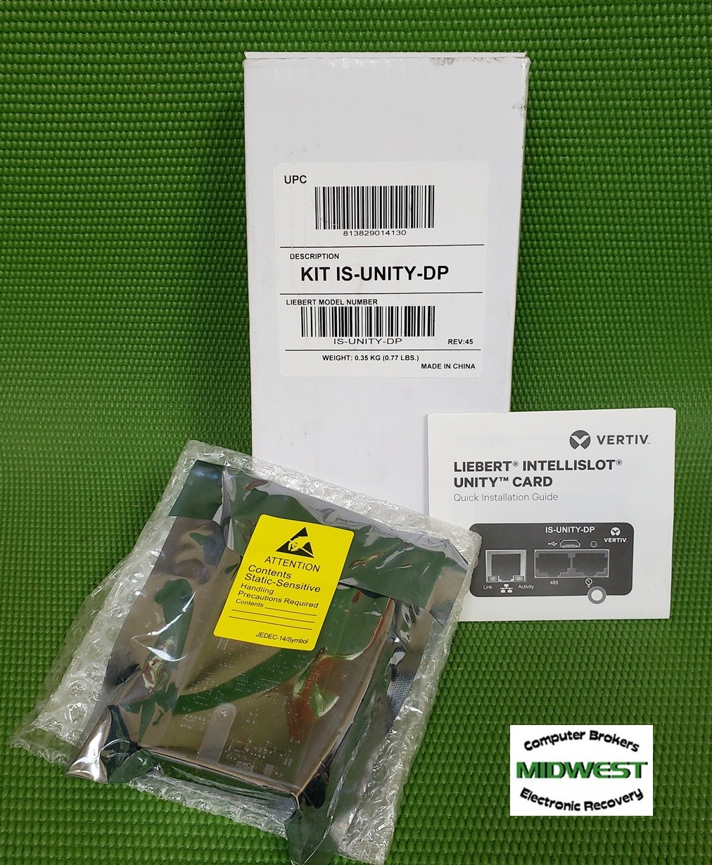 VERTIV Liebert IntelliSlot IS-UNITY-DP Network Communications Interface Card