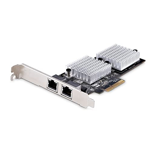 StarTech 2-Port 10GbE PCIe Network Card, Adapter, NIC (ST10GSPEXNDP2)