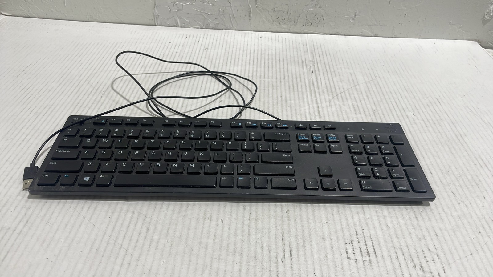Dell Wired USB Full Size Keyboard Numeric Keypad Black