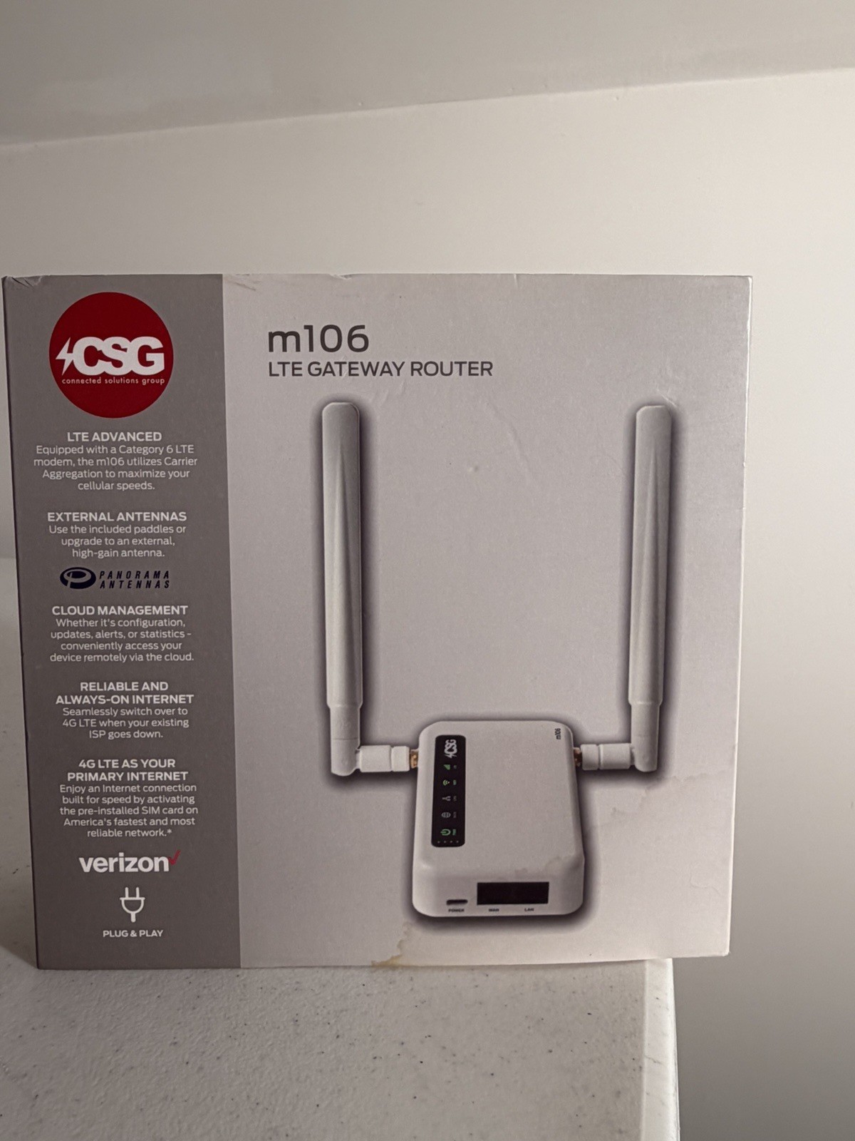 CSG m106 LTE Advanced Gateway Router & Cellular Hotspot - Complete Kit
