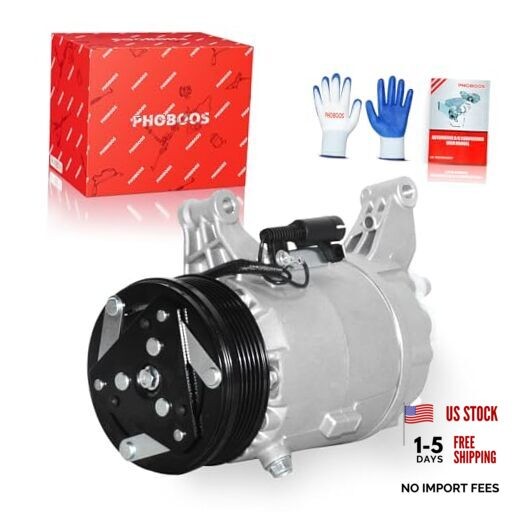 A/C Compressor with Clutch Compatible with Mini Cooper 2002-2006 L4 1.6L,
