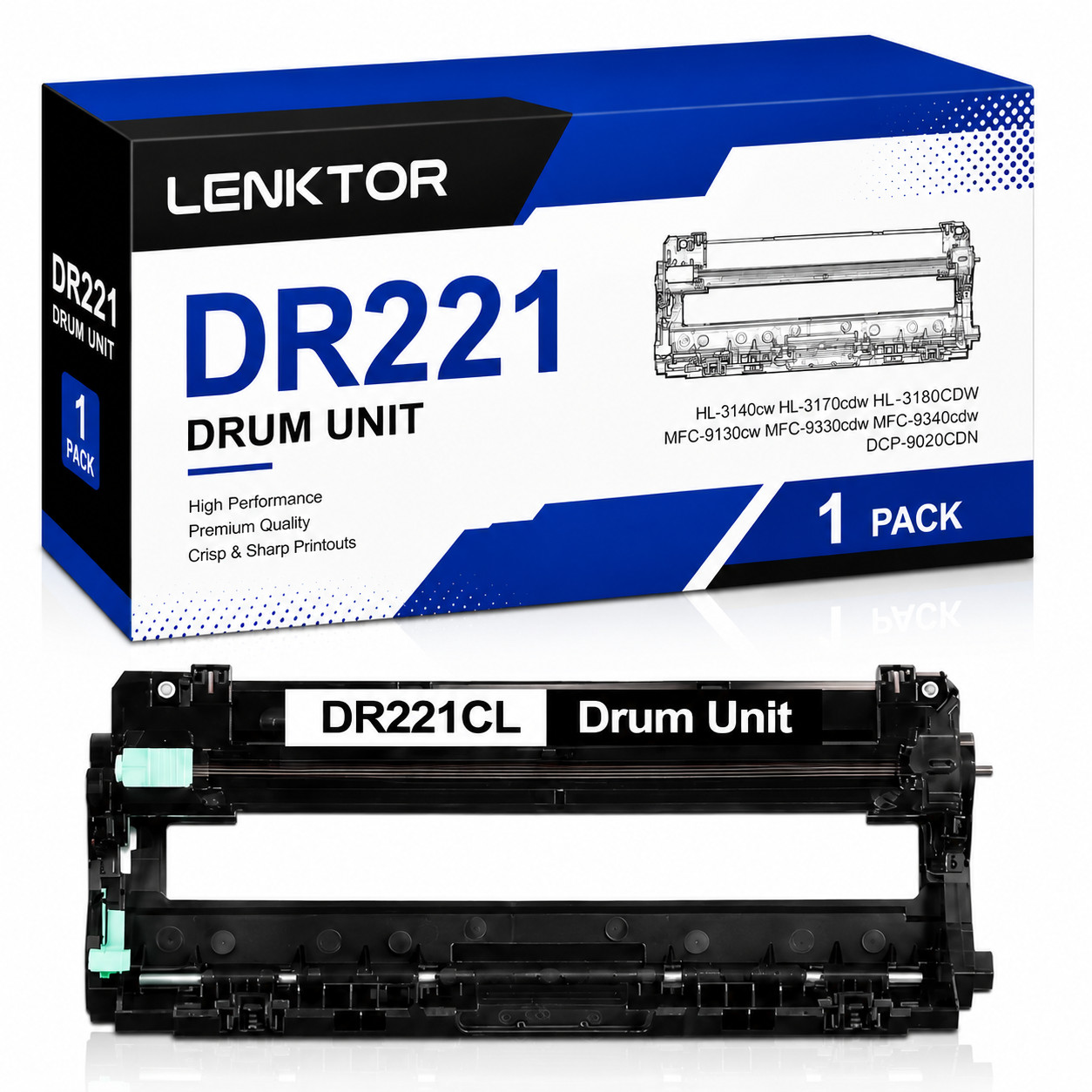 DR221CL 1PK BK Drum Unit Set HL-3170CDW HL-3172CDW HL-3180CDW DCP-9020CDW