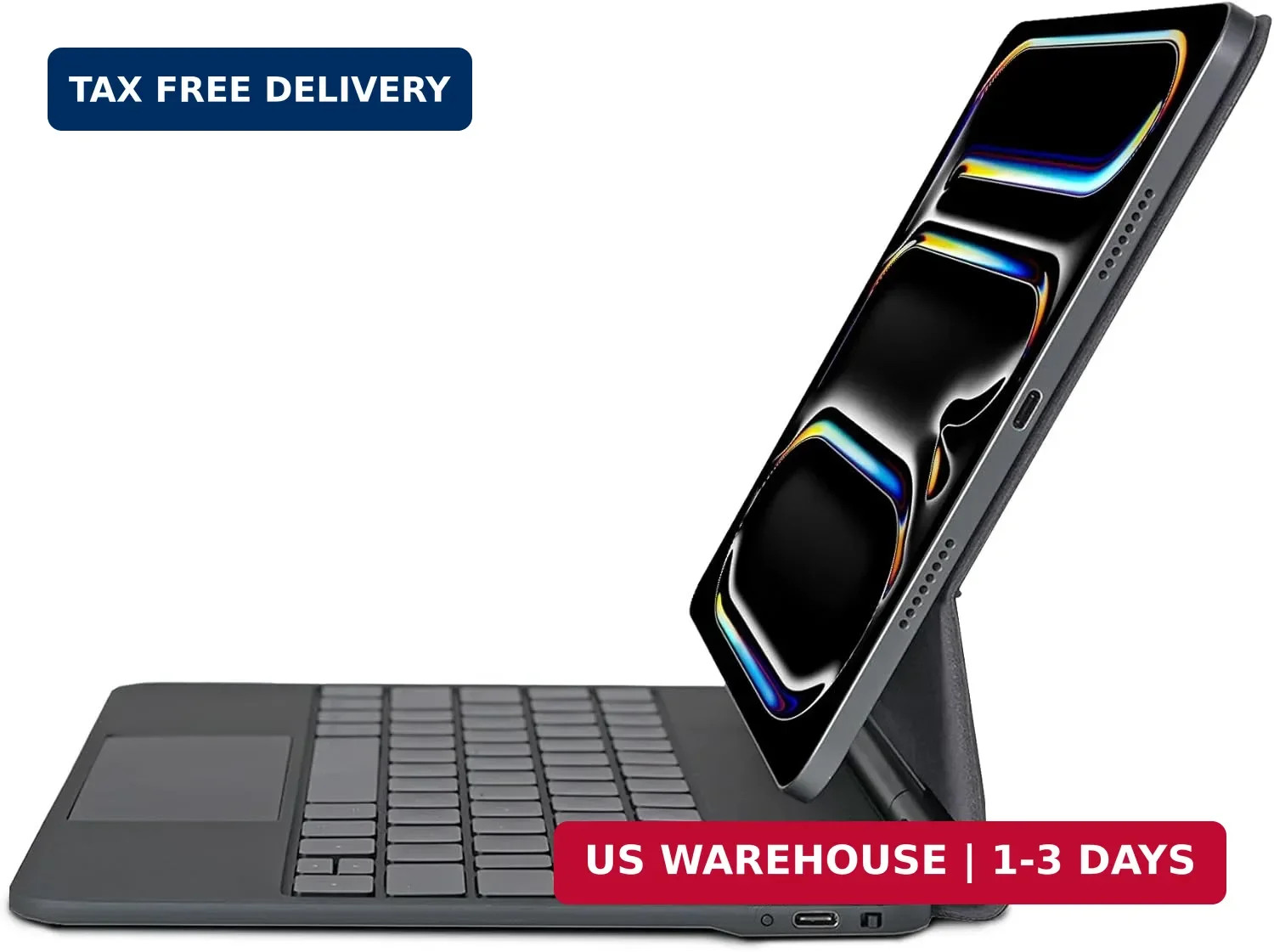 InUnion Magic Keyboard for iPad Pro 13 Inch (M5/M4, 2025/2024), Easy-Set Magneti